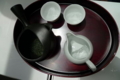 [茶][菓子]うおがし銘茶「茶・銀座」、新茶塾2011