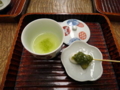 [茶][菓子]うおがし銘茶築地新店「茶遊会・新茶」