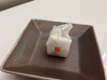 [茶][菓子]うおがし銘茶「茶・銀座」3階、お濃茶と たねや「栗しぐれ」