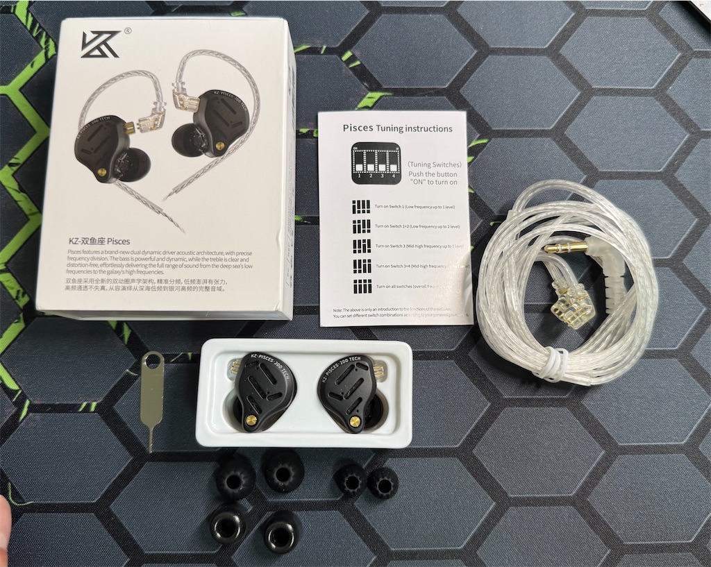 Kz pisces - J'z audio Review ※主に中華イヤホンレビュー