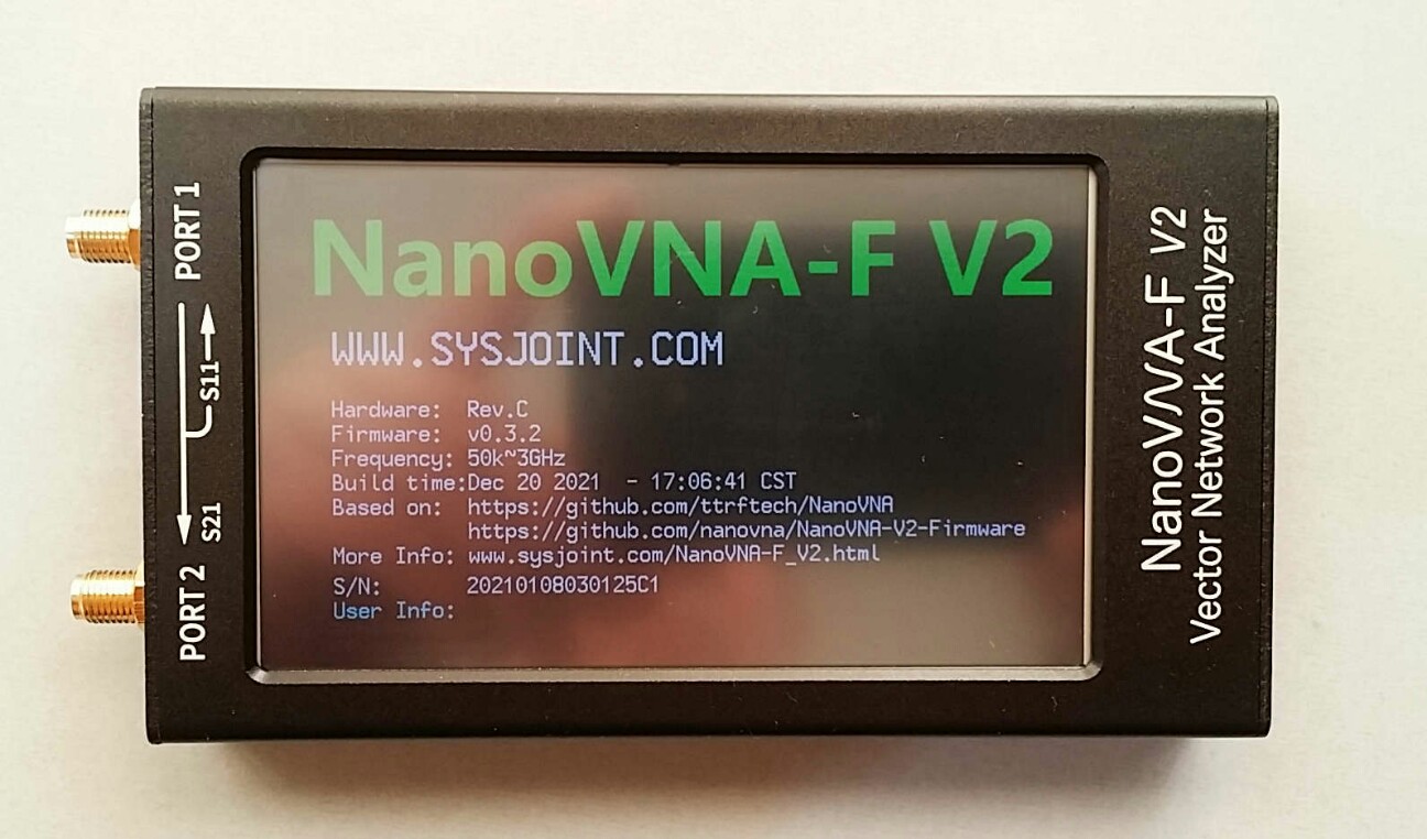 Nano VNA-F V2 使えます - ラジオバラック