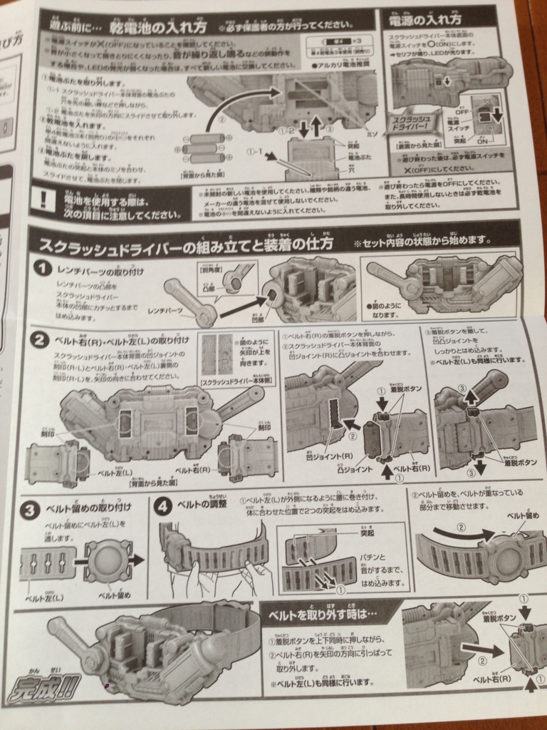 スーパーベスト ス クラッシュ ドライバー スクラップ ドライバー 仮面