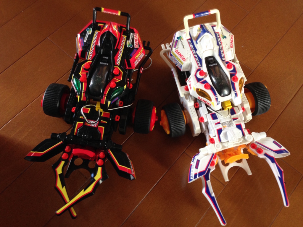 [2点セット] バンダイ ロボカップトイズ RCT-02B フィールドコマンダー BANDAI 新品 ロボカップトイズ RCT-04B クロスホーンシューター ブラック