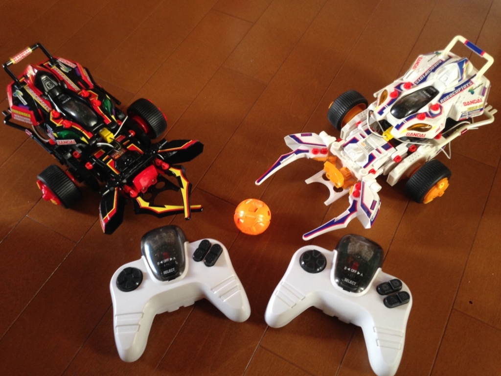 [2点セット] バンダイ ロボカップトイズ RCT-02B フィールドコマンダー BANDAI 新品 ロボカップトイズ RCT-04B クロスホーンシューター ブラック