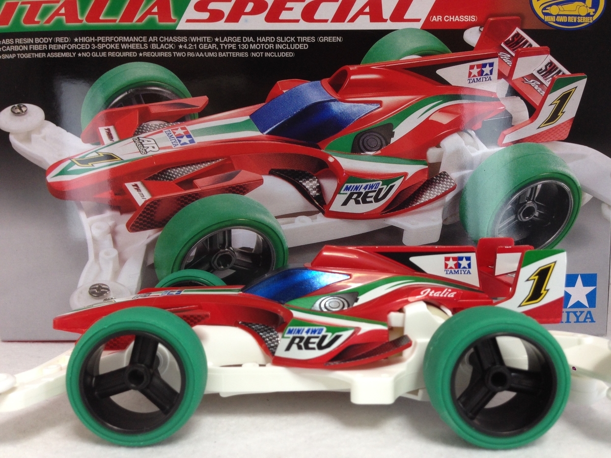 タミヤ ミニ四駆特別企画商品 シャドウシャーク イタリアスペシャル