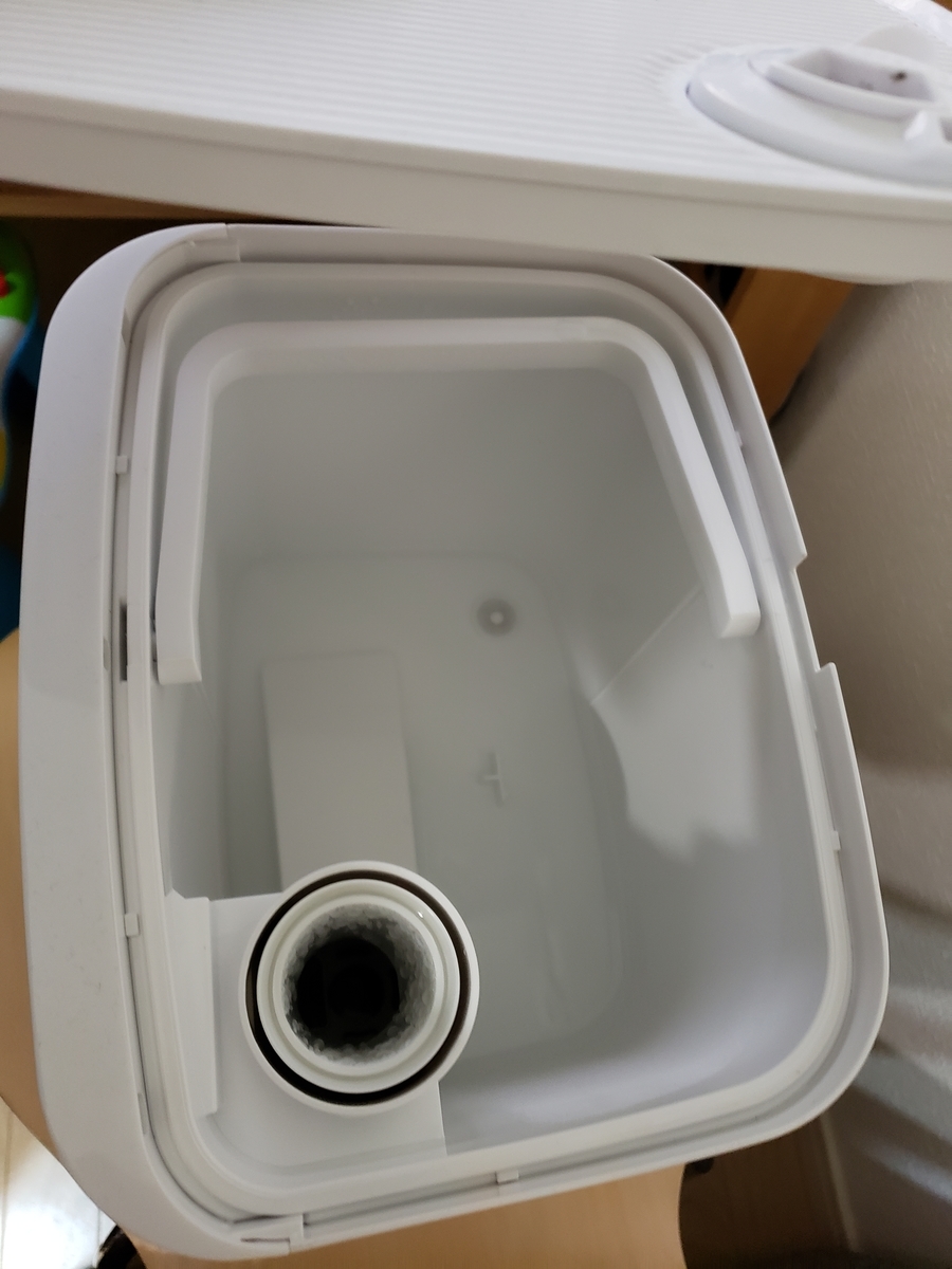 フタを開けた所