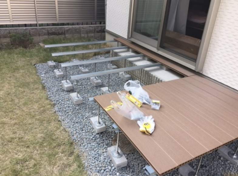 板を置いていく