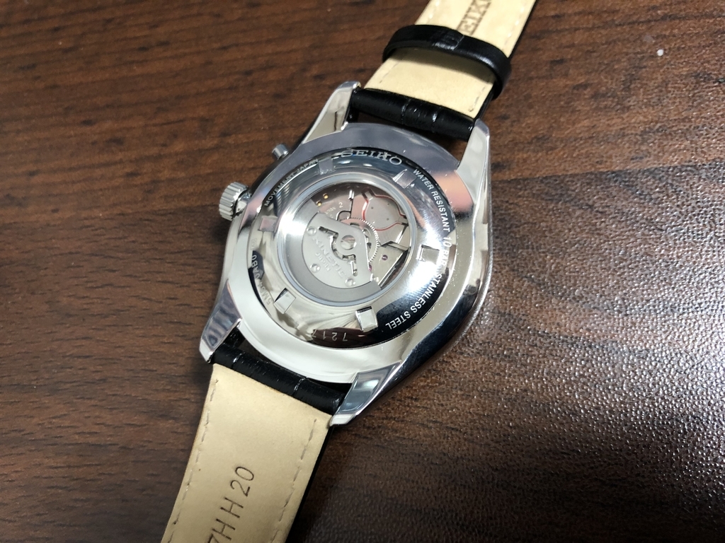 Dバックルでカッコ良く！SEIKOキネティック レトログラード SRN071P1
