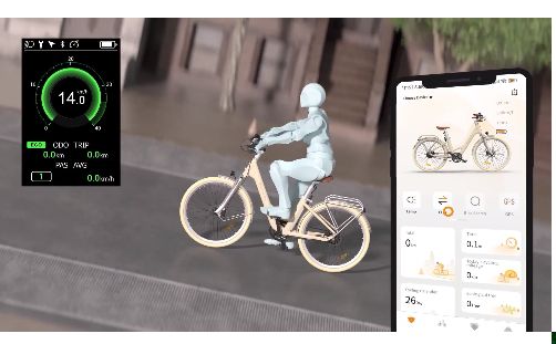 ebike時速30kmフル充電で可能走行距離35km （カナダの電動