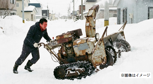 クローラーは重すぎる」と感じたら。小回り最強のタイヤ式除雪機 HG 