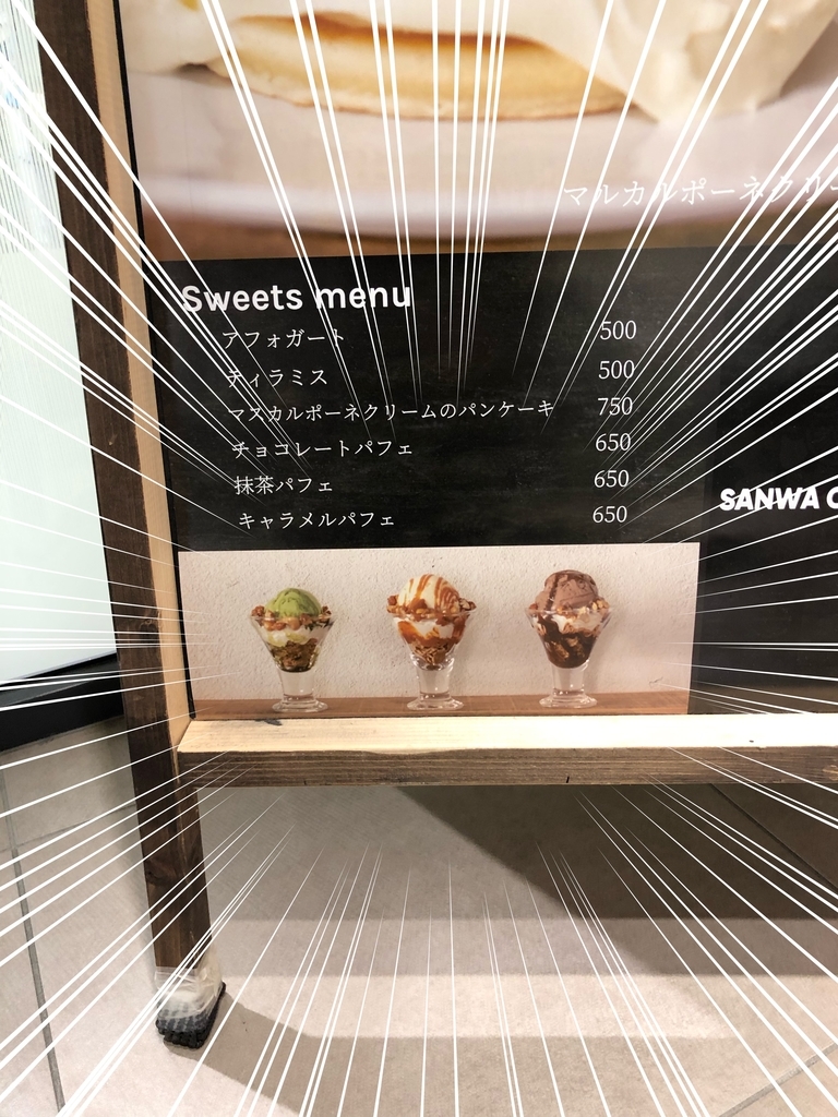 SANWA COFFEE WORKS の立て看板