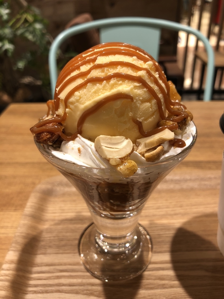 SANWA COFFEE WORKS のキャラメルパフェ