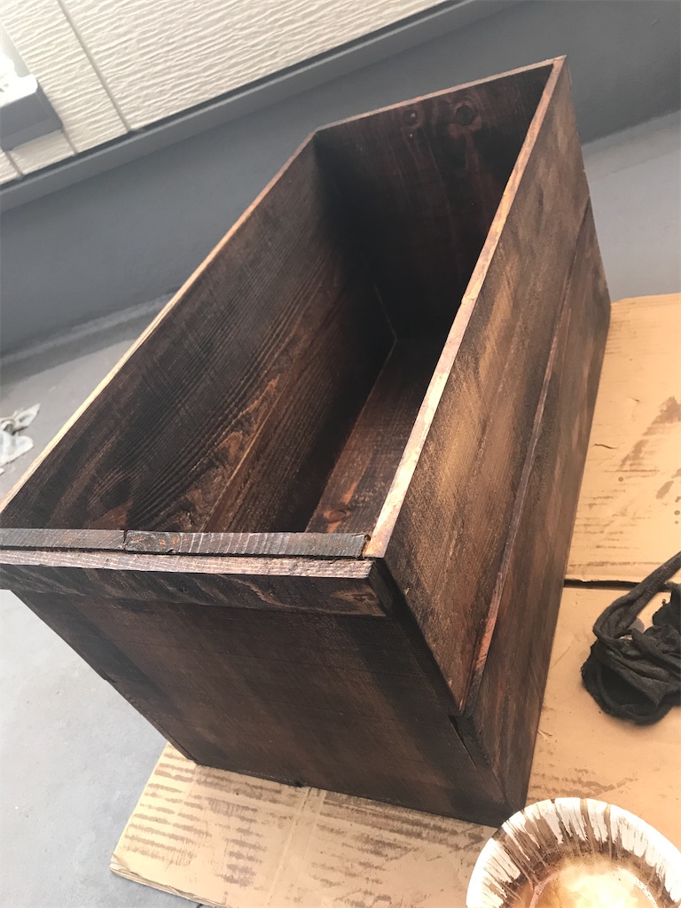 りんご箱リメイク - ほぼゼロから始めるDIY日記