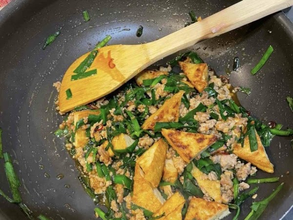 ピリ辛！肉みそ厚揚げ５