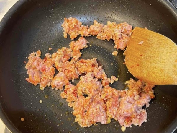 ピリ辛！肉みそ厚揚げ３