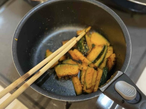 かぼちゃの塩昆布バター２