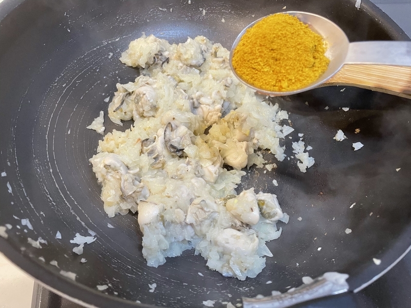 牡蠣のバターカレー9