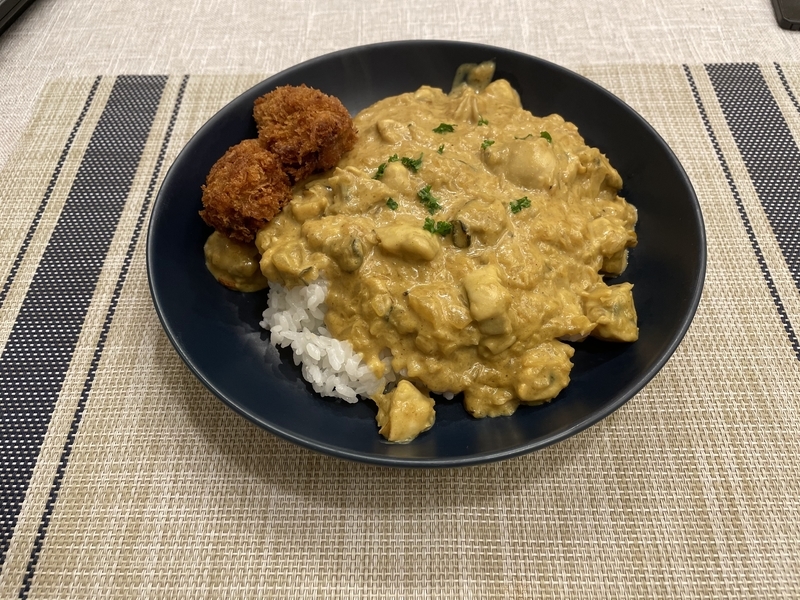 牡蠣のバターカレー13