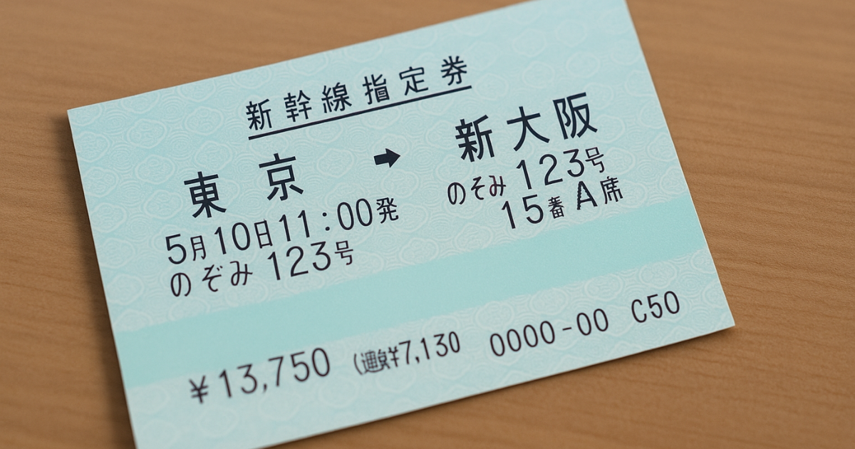 途中乗車OK？】新幹線の指定席に後から乗るときの注意点を紹介