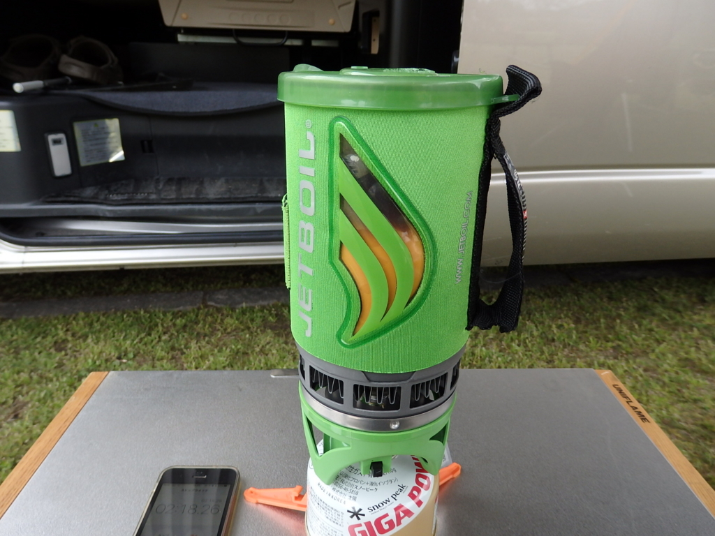 爆速！JETBOIL（ジェットボイル）：アウトドア・車中泊の