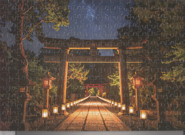 神社の夜