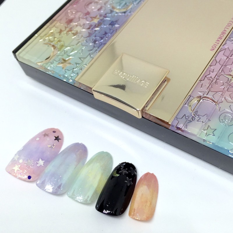 セーラームーン マキアージュ風ネイル Moonlight Magic