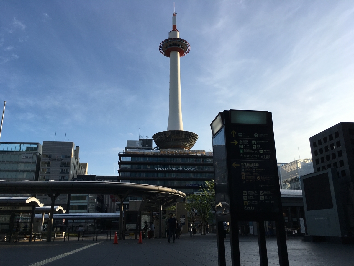 f:id:azumakuniyuki:20180710055135j:plain 玄関口であるJR京都駅