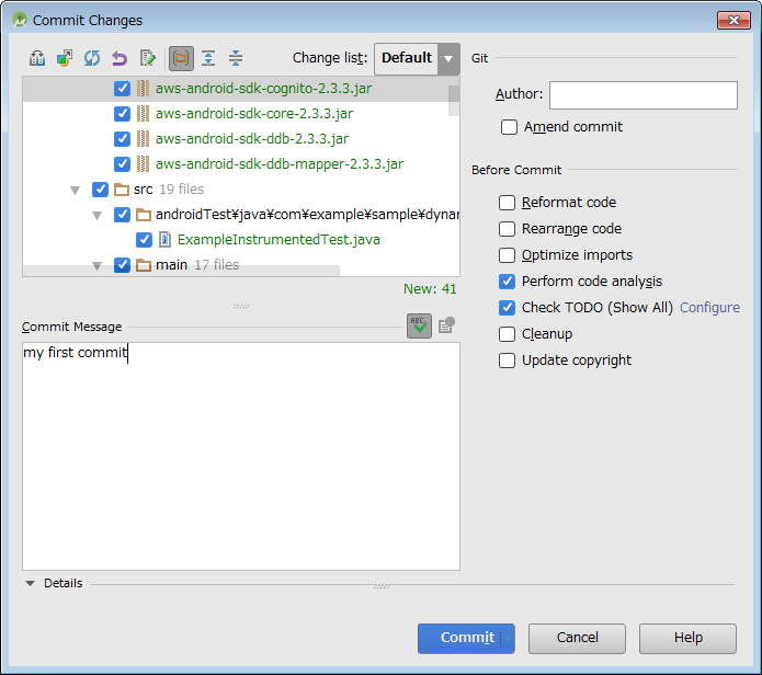【Android基礎】BitbucketとAndroid Studioの連携設定 AWS Mobile Application