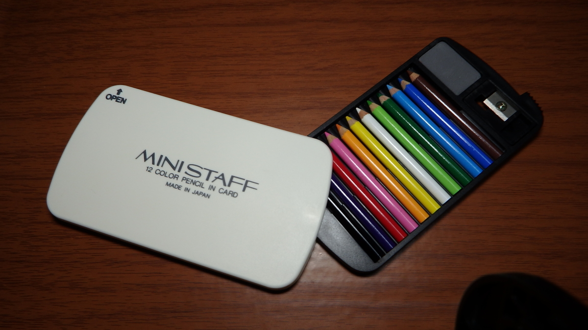 MINISTAFF カードサイズの色鉛筆セット - 文具2.0の世界