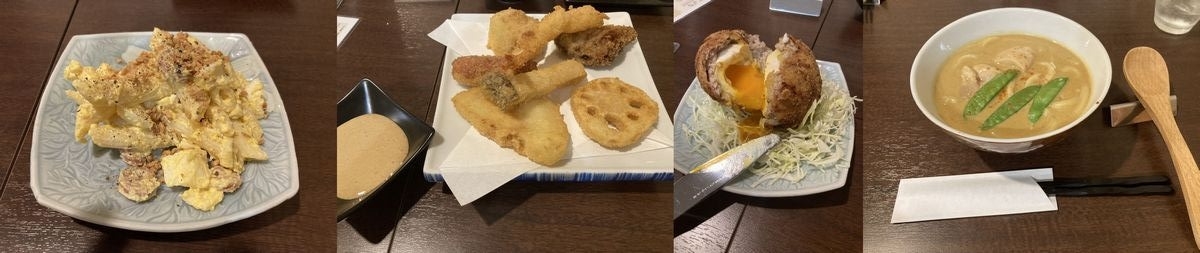 南行徳のダイニングバー『Bite』のディナーで食べたメニュー(一部)