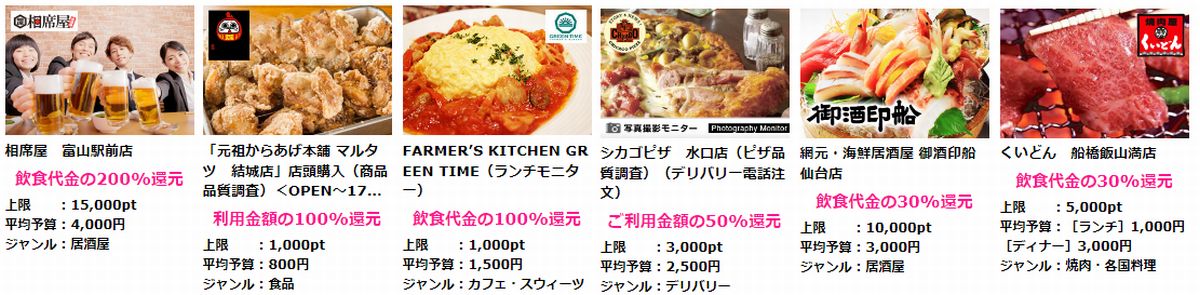外食のお得情報!外食するならポイントサイト経由がおすすめ!