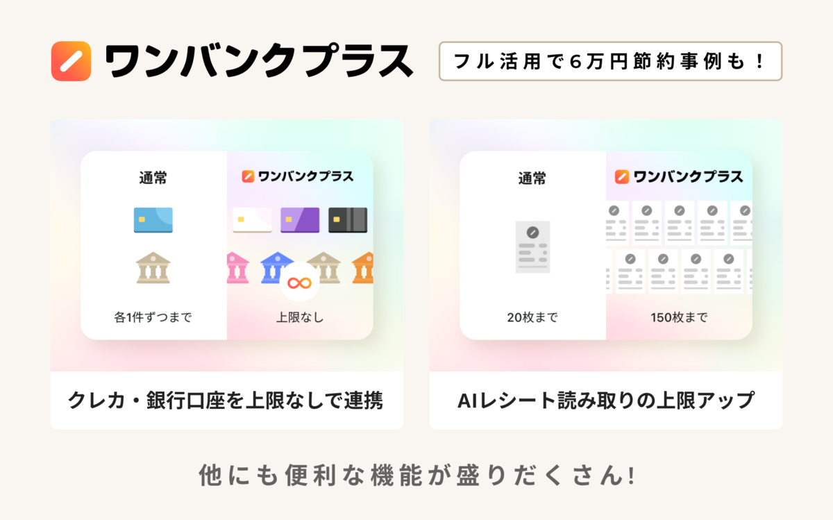2026年の家計管理をおトクに🤩ワンバンクプラス年払い料金を最大100%ポイント還元🎍 - ワンバンクからのお知らせ