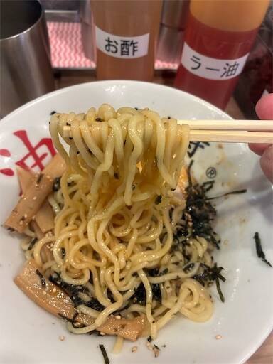 もちもちの太麺が絶品!