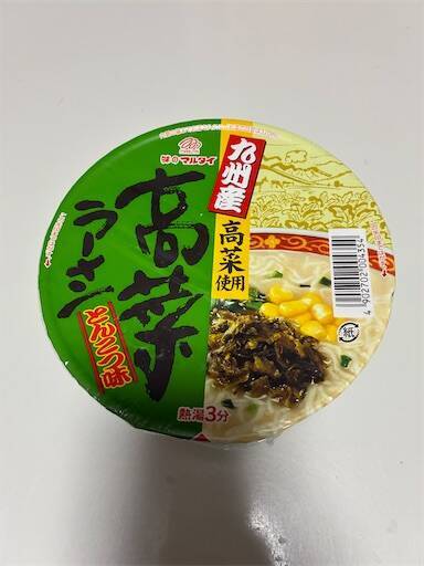 マルタイの「九州産高菜ラーメンとんこつ味」