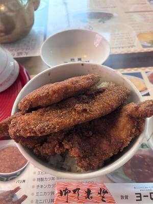 敦賀ヨーロッパ軒本店のミックス丼