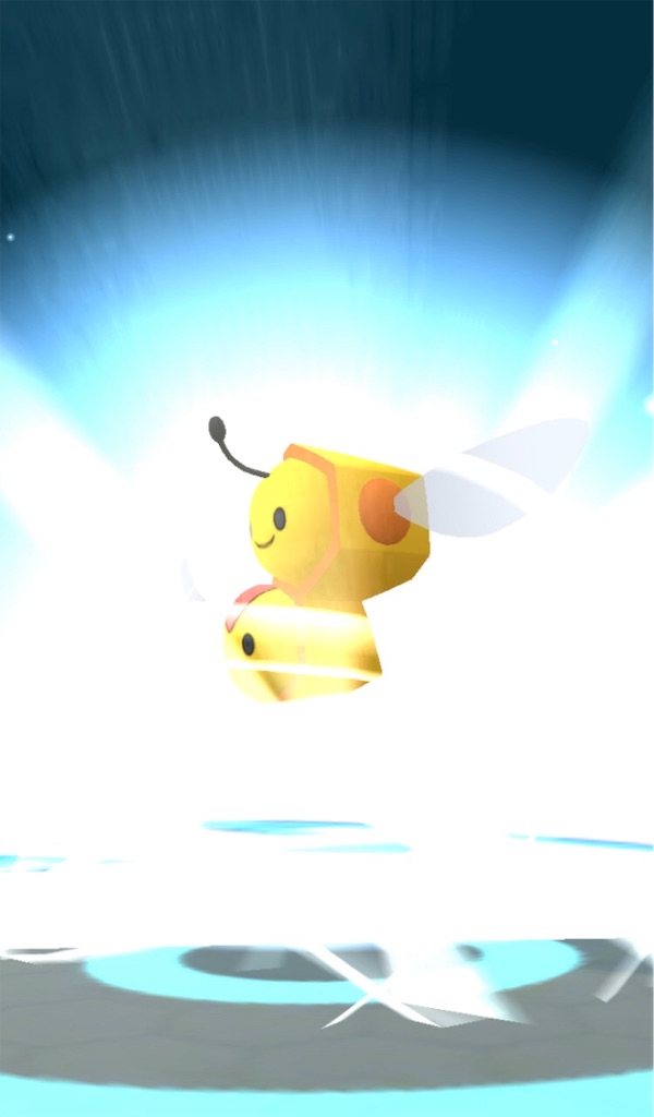 ミツハニーを進化させました 毎日ポケモンgo