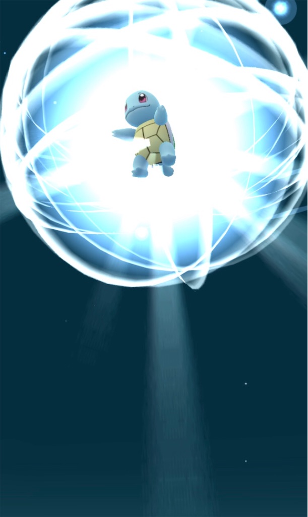 色違いのゼニガメを進化させました 毎日ポケモンgo