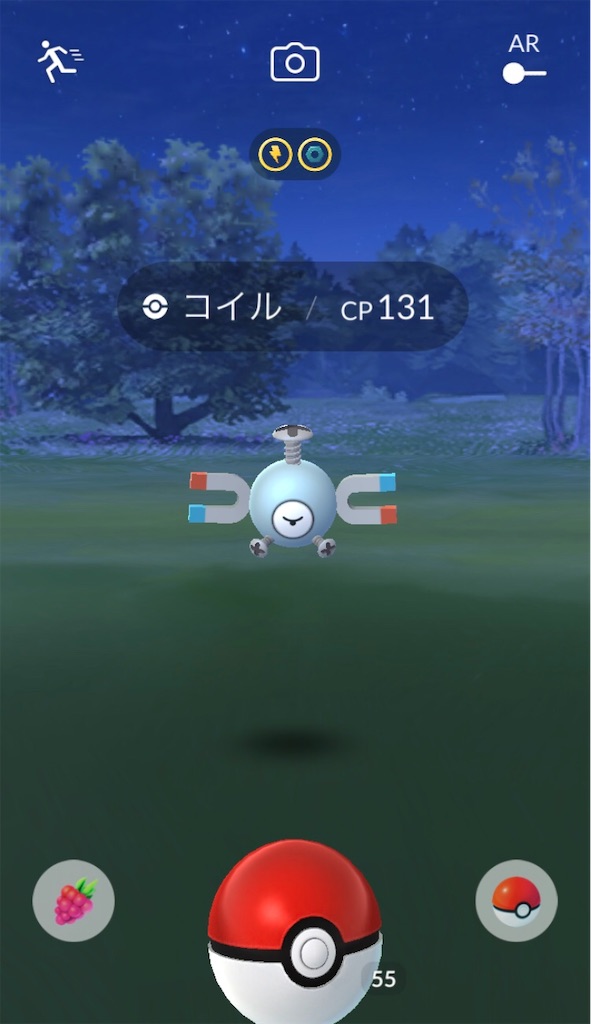マグネットルアーを使用しました 毎日ポケモンgo