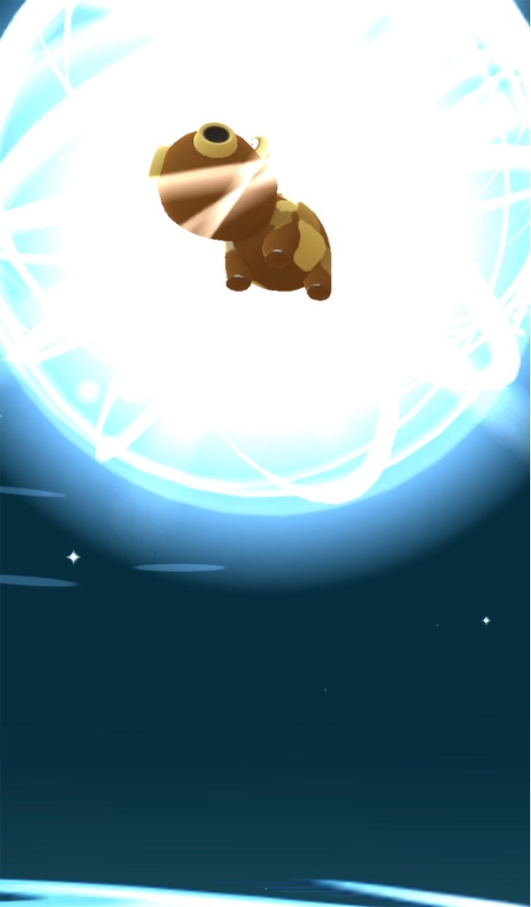 ヒポポタスを進化させました! 毎日ポケモンGO!!