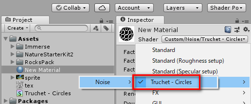 Unity サークルパターンシェーダを導入する コガネブログ