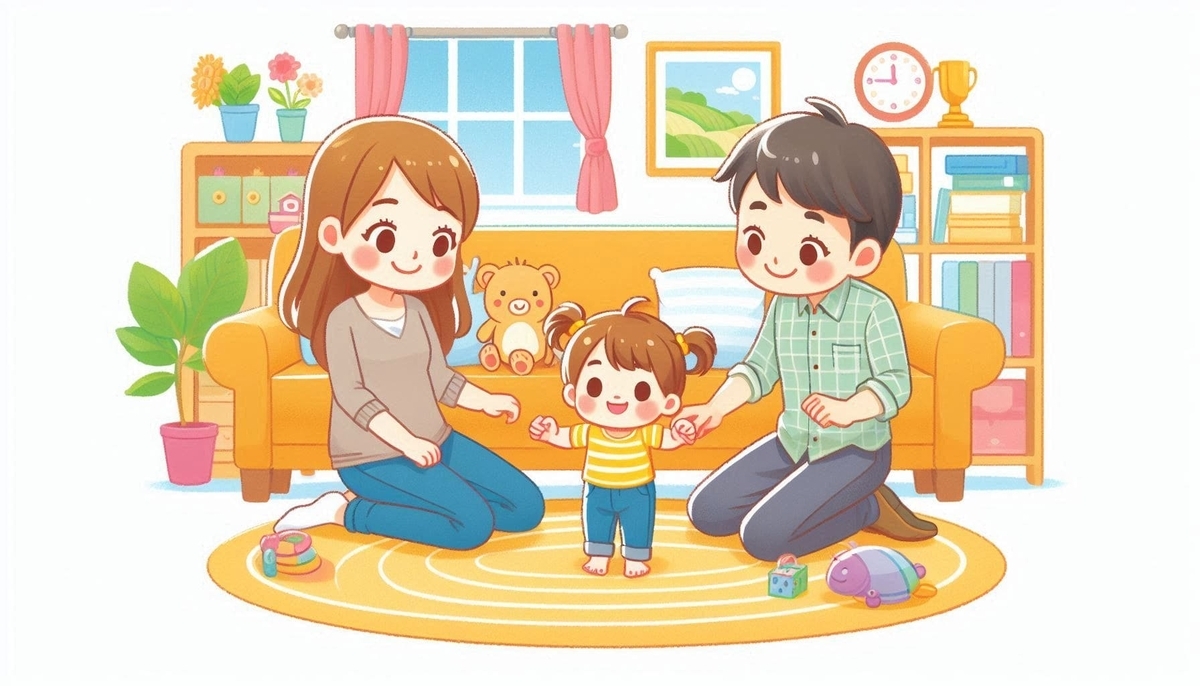 こどもと楽しく過ごす時間を確保している画像