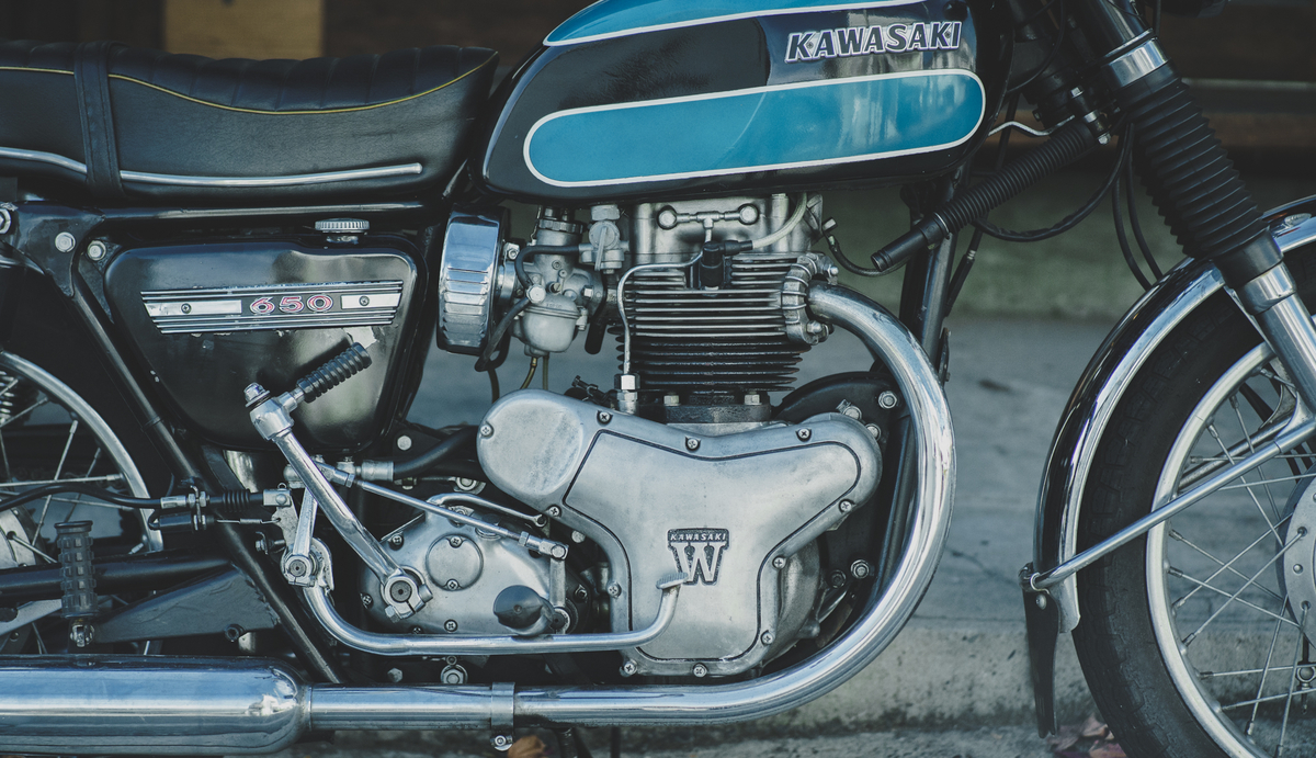 カワサキ W1S-A・ヨシムラ油温計の取り付け - CB400F・個人的