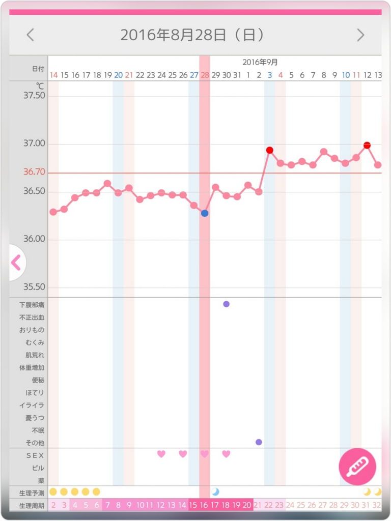 D32 高温期11日目 Hanaの2人目妊活日記