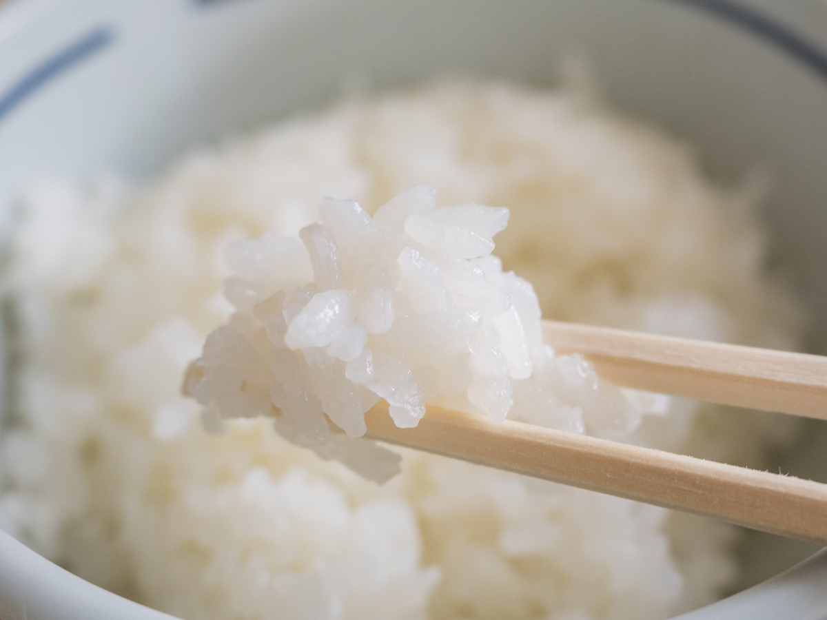 「食堂かめっち。」の「黄福定食」のごはん