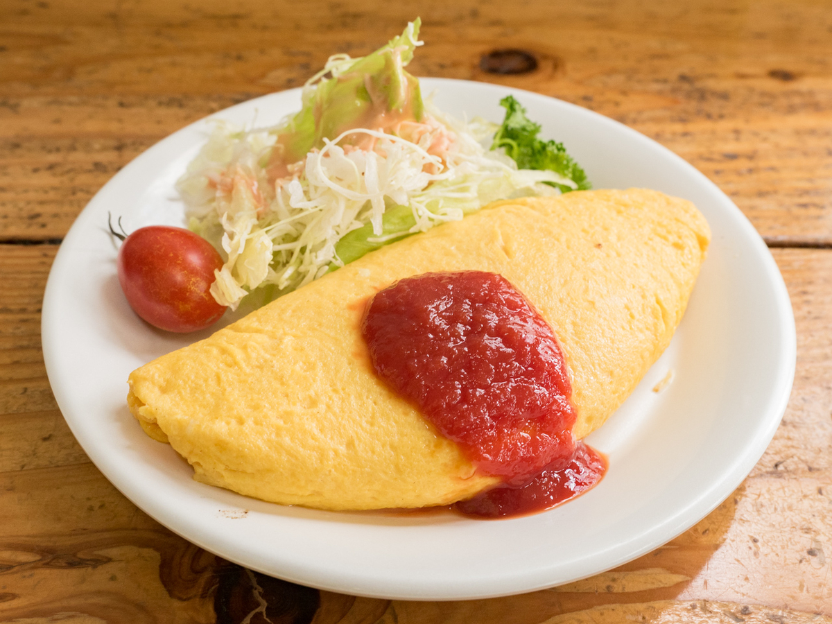 「食堂かめっち。」のオムレツ
