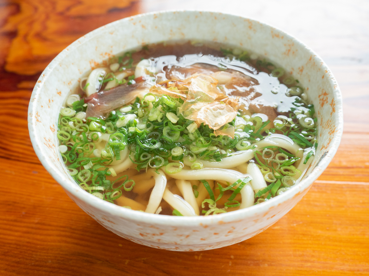 名玄のかけうどん