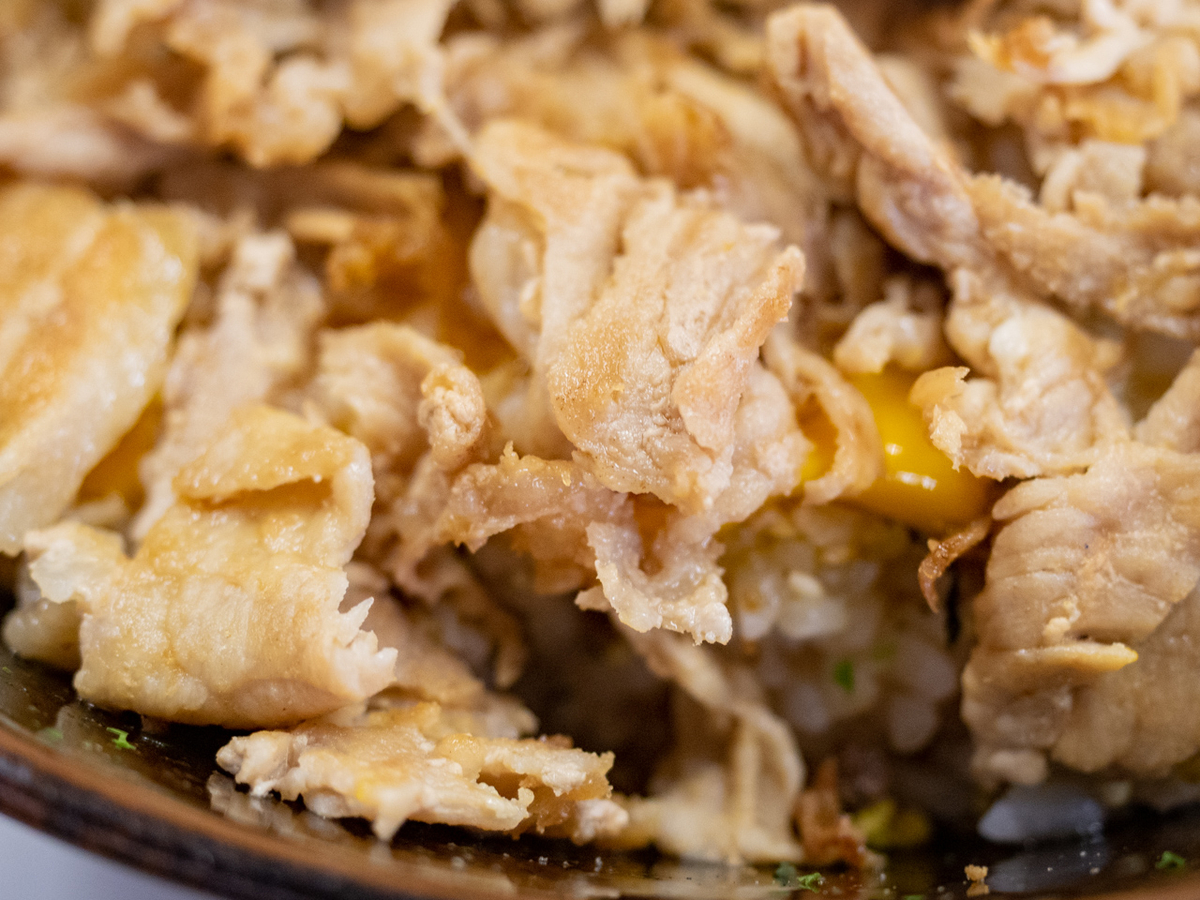 肉玉ライス(醤油)