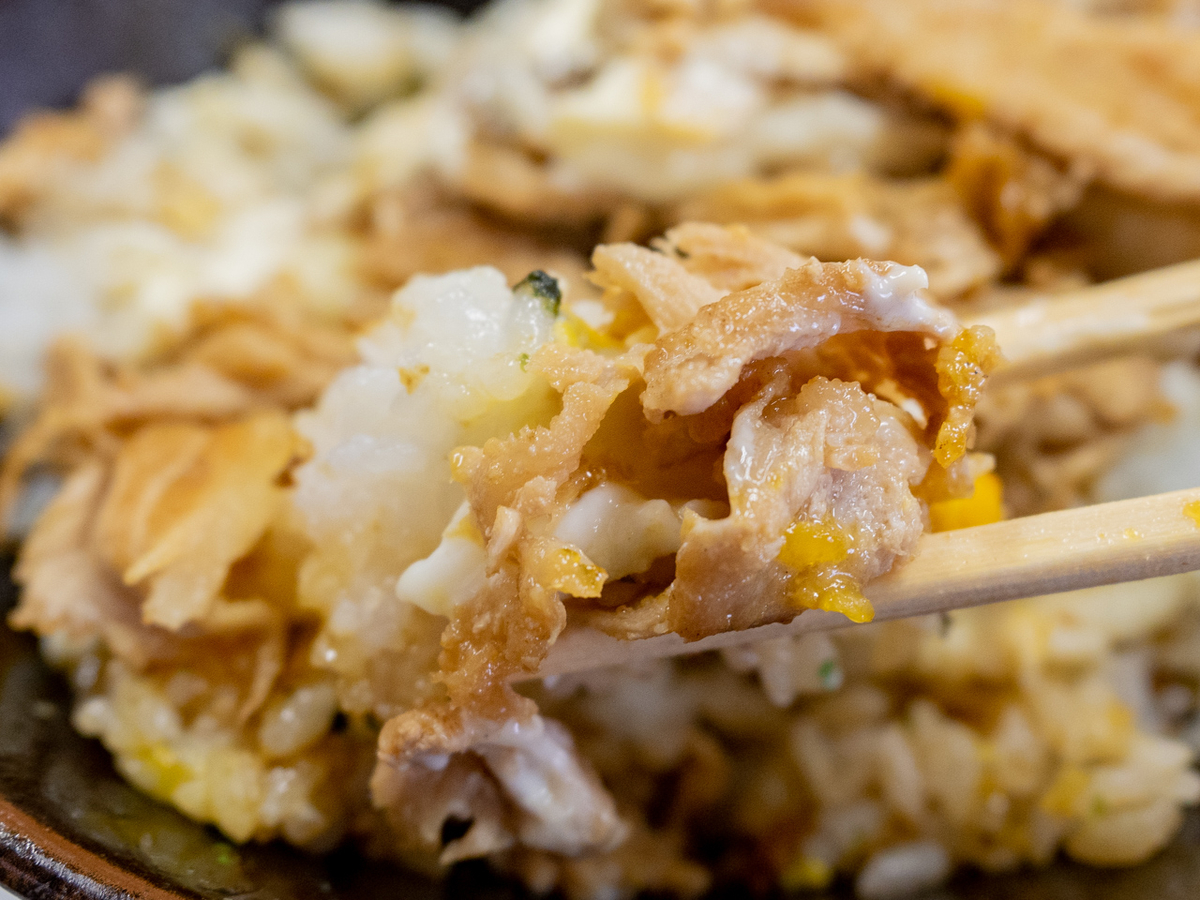 肉玉ライス(醤油)