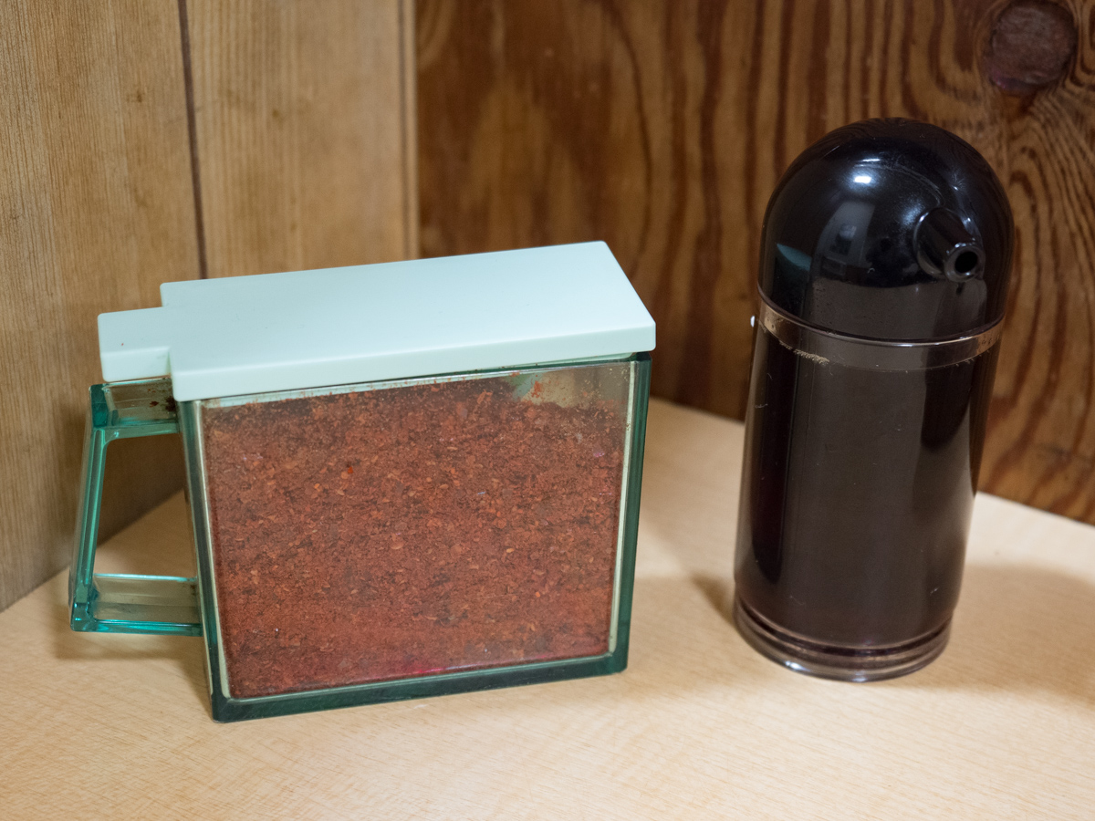 あきちゃんの酢醤油・粉唐辛子