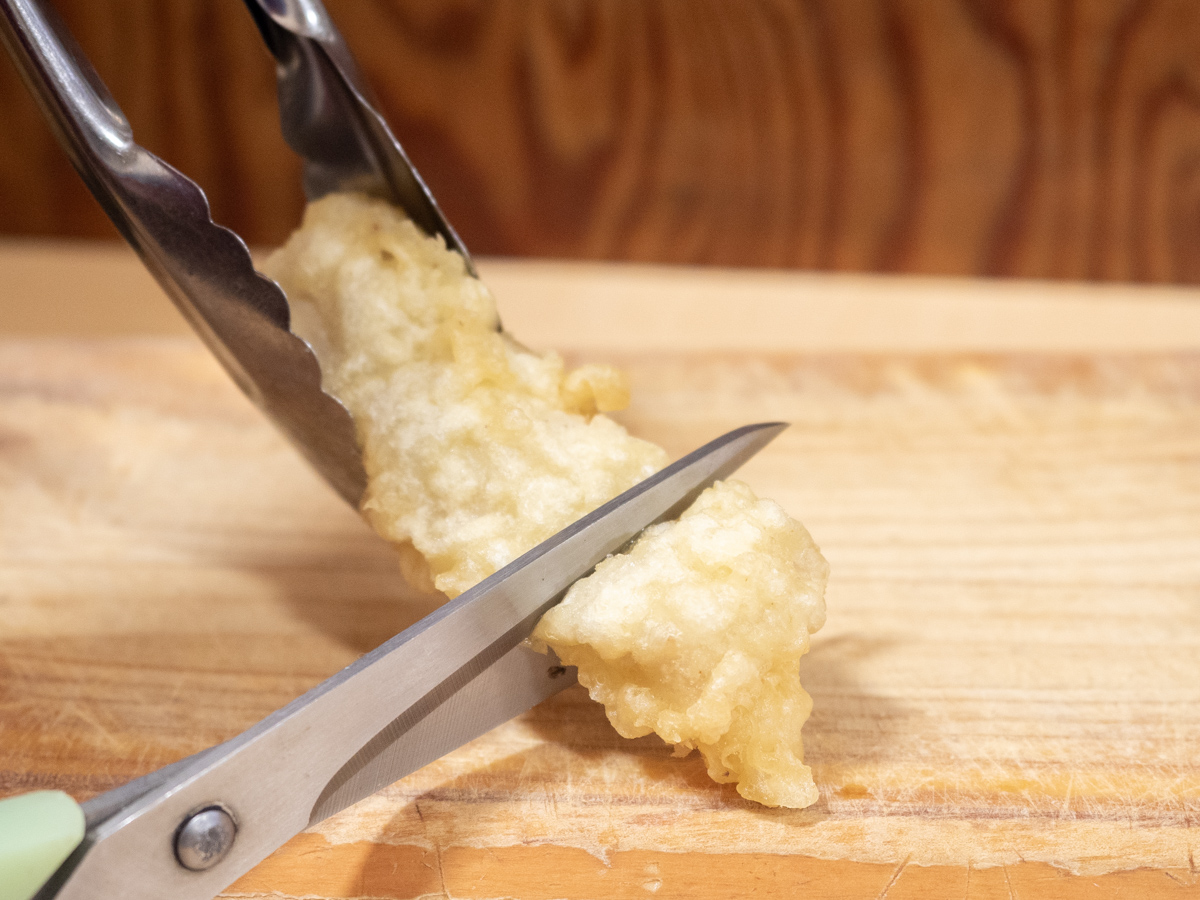 あきちゃんのホルモン天ぷら(オオビャク)